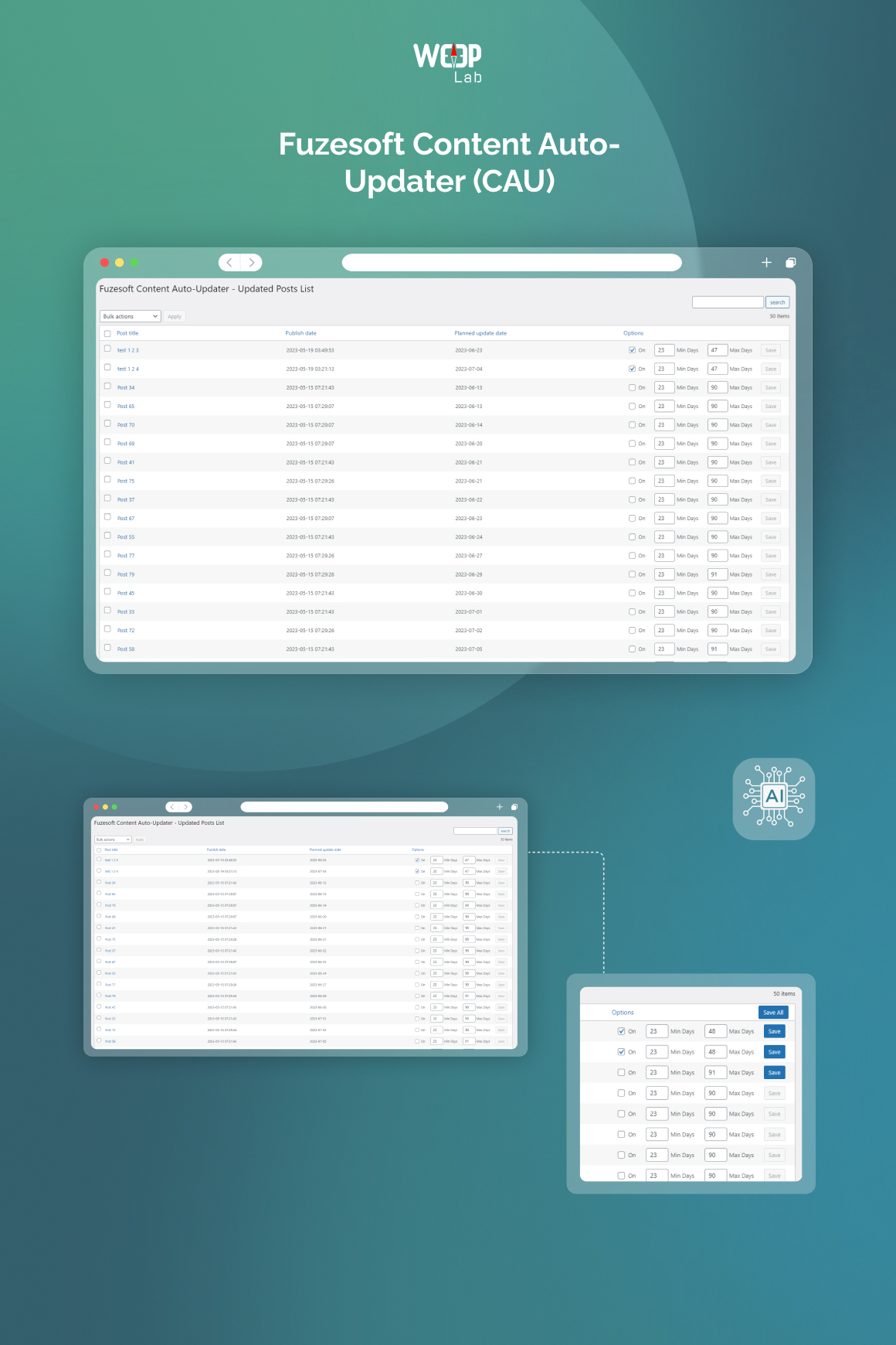 Fuzesoft Content Auto-Updater ChatGPT Plugin (CAU) top image