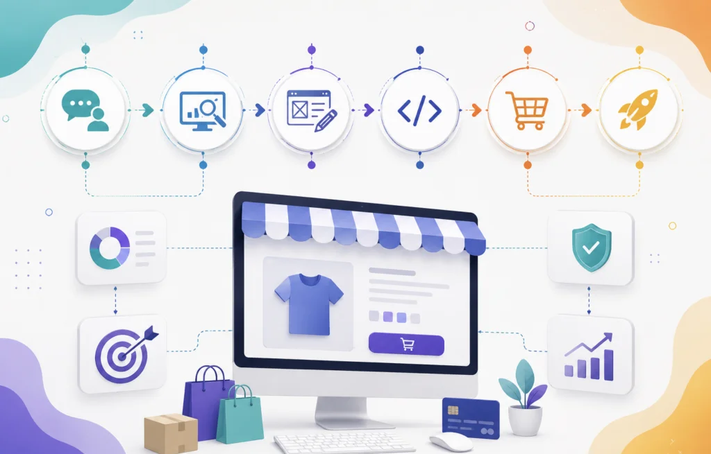 Order online store website: development and implementation